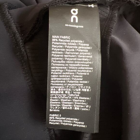 On Cloud Running Black Pull-on High Waist Pants, S - Picture 10 of 16